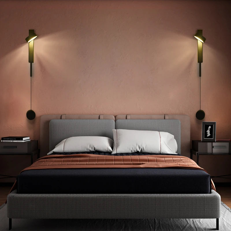 Lampe de chaque cotés du lit 