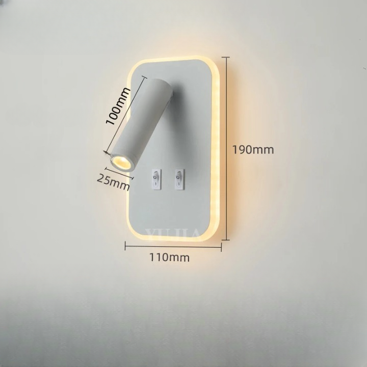 Applique sans port de charge blanc 