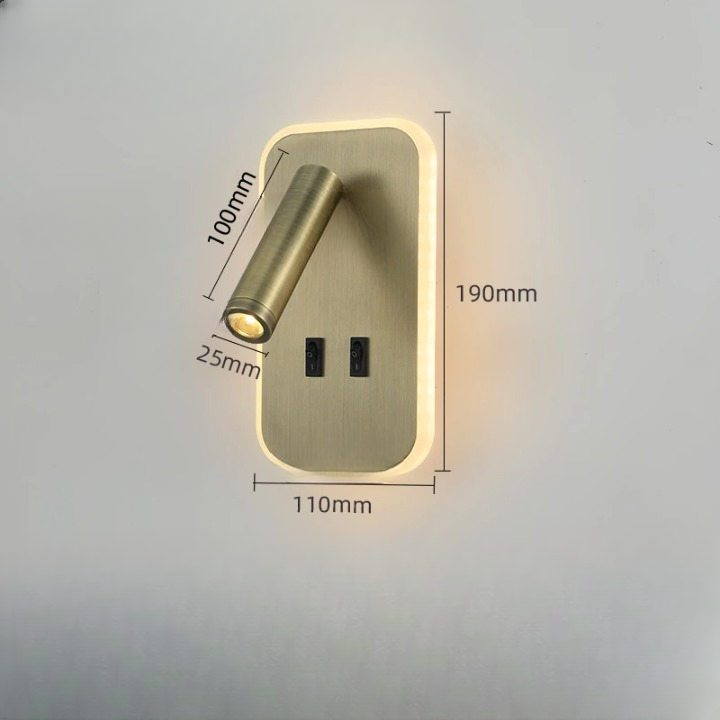 Applique sans port de charge Bronze 