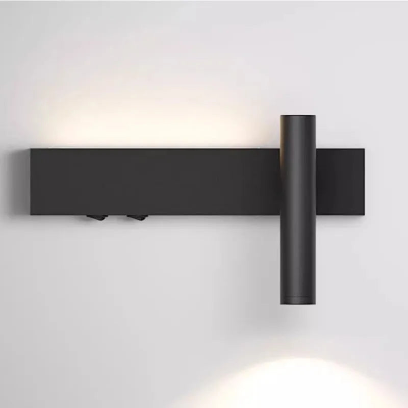 Lampe de chevet a fixer sur la tete de lit