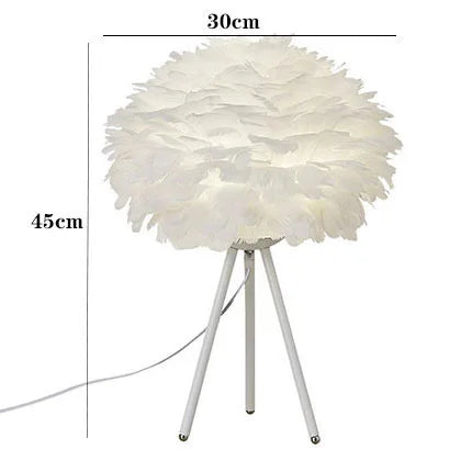  Lampe de chevet a plume