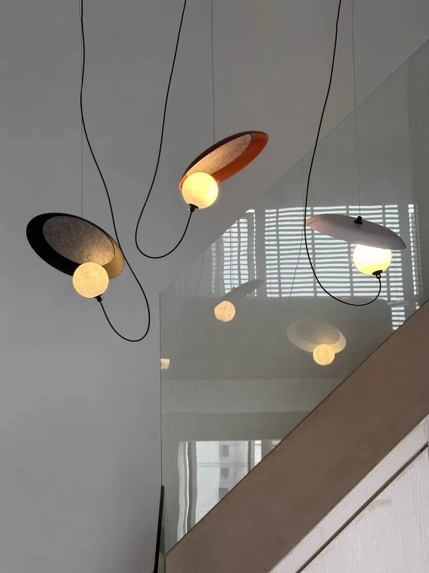 Lampe de chevet a suspendre