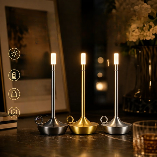 Lampe de chevet aluminium