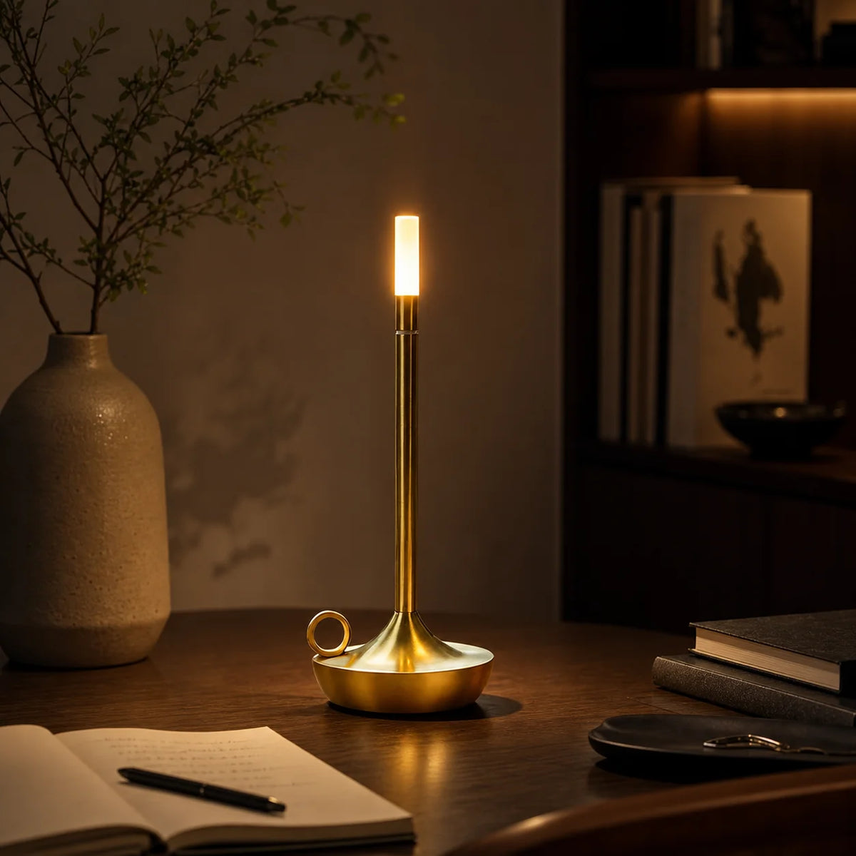 Lampe de chevet aluminium