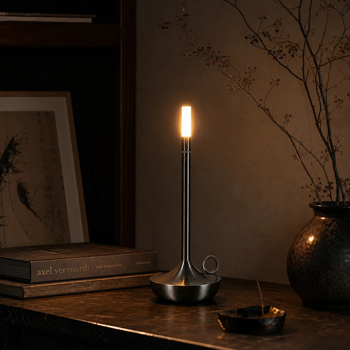 Lampe de chevet aluminium