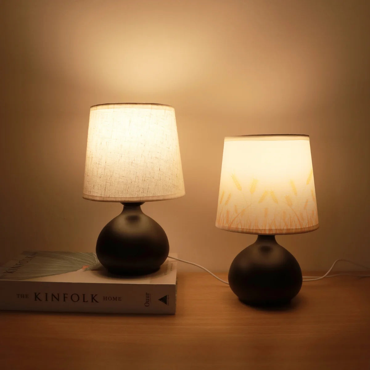 Lampe de chevet ambiance zen