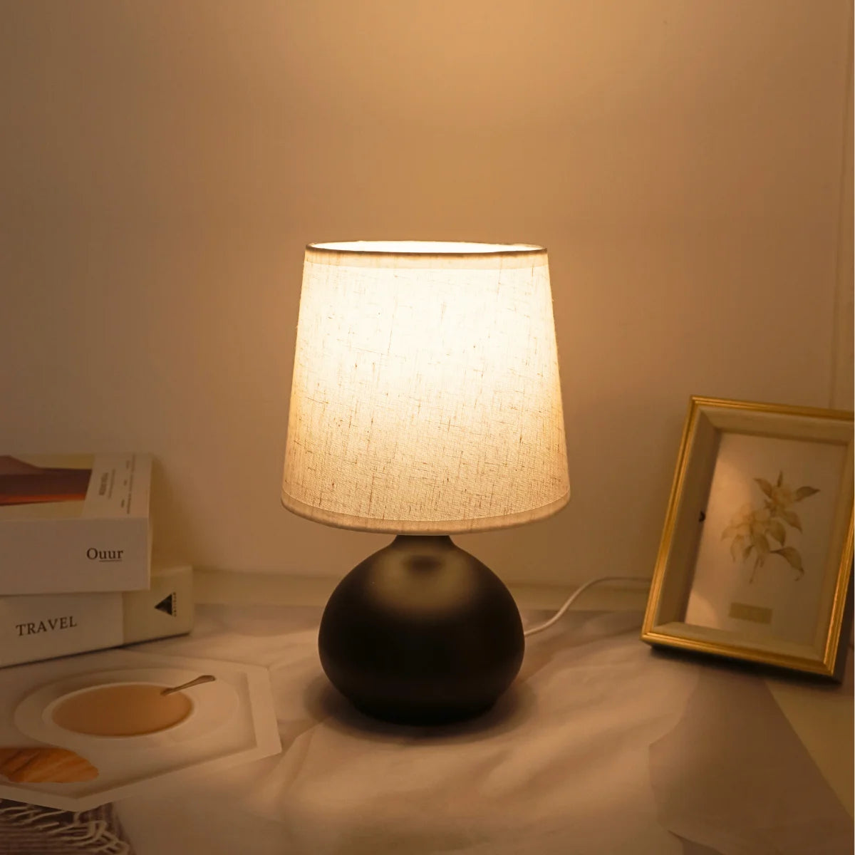 Lampe de chevet ambiance zen