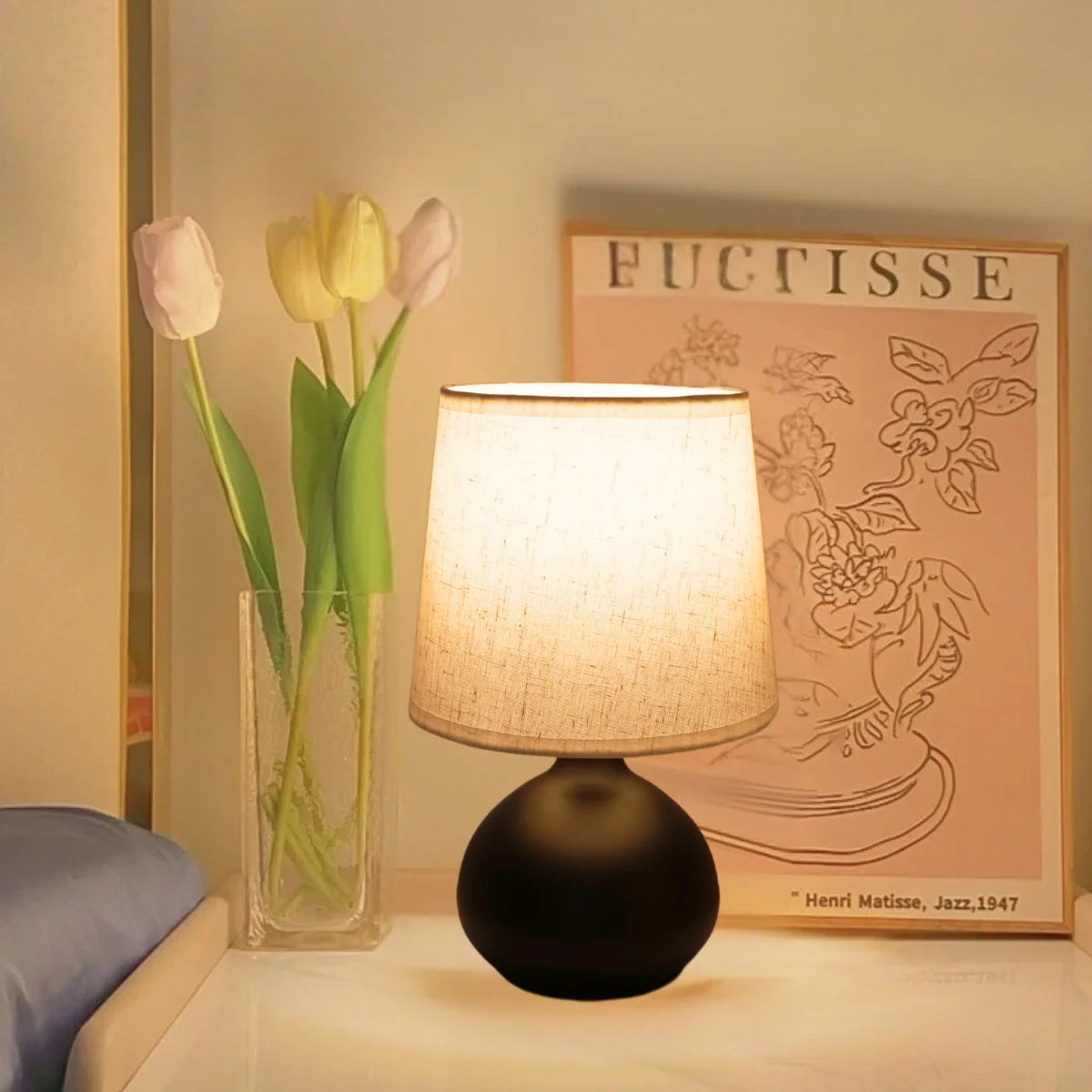 Lampe de chevet ambiance zen