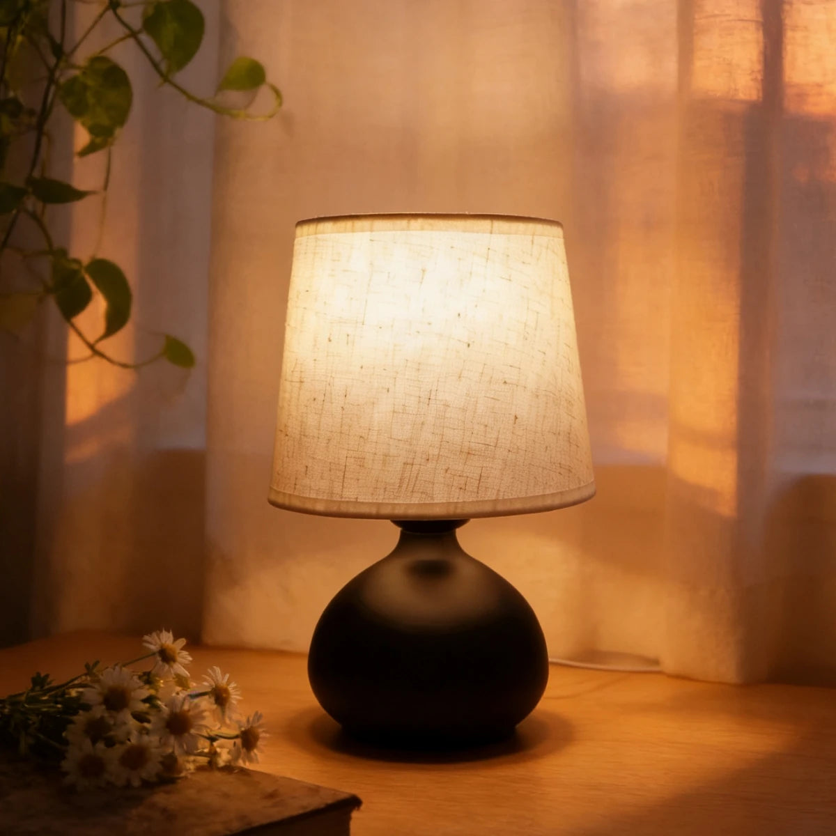 Lampe de chevet ambiance zen