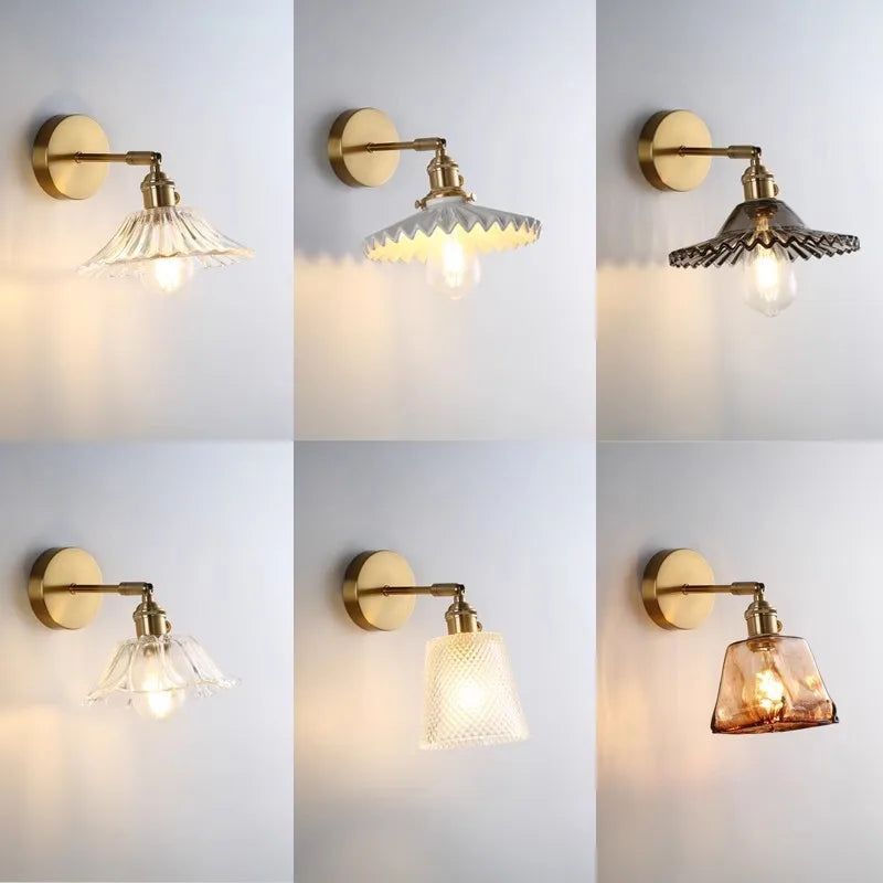 Lampe de chevet ancienne cuivre