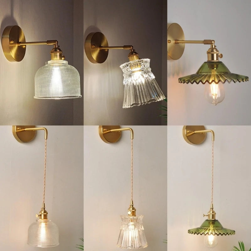 Lampe de chevet ancienne cuivre