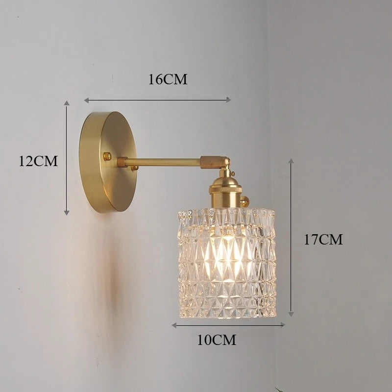 Lampe de chevet ancienne cuivre