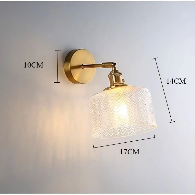 Lampe de chevet ancienne cuivre