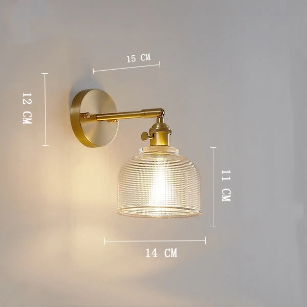 Lampe de chevet ancienne cuivre
