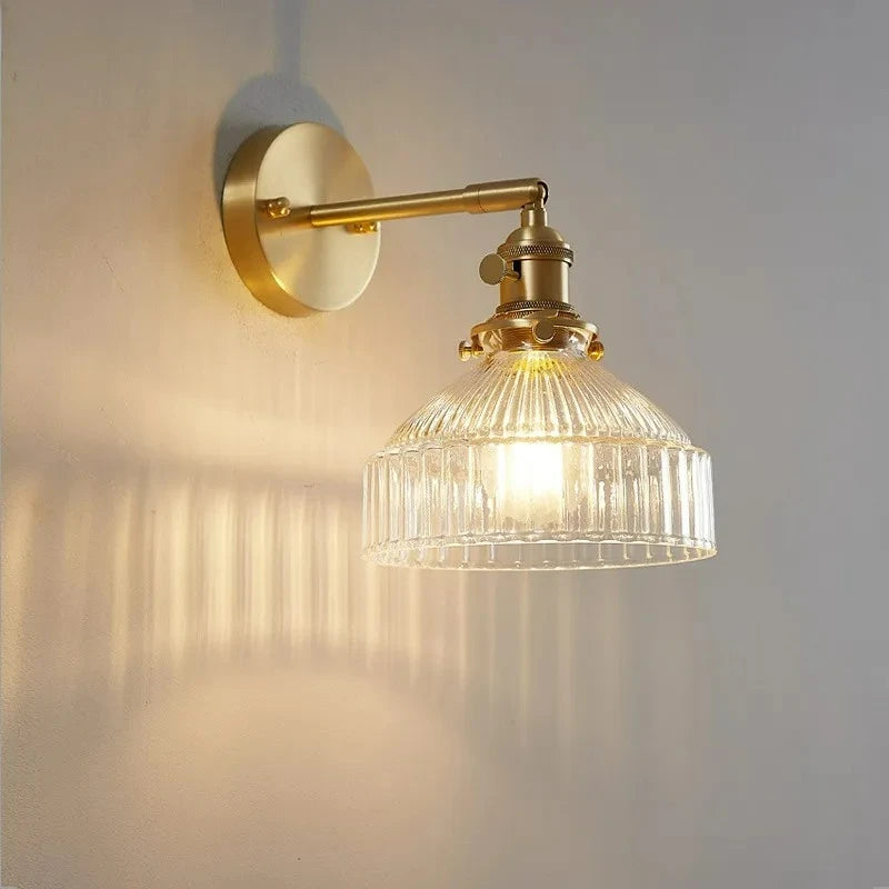 Lampe de chevet ancienne cuivre