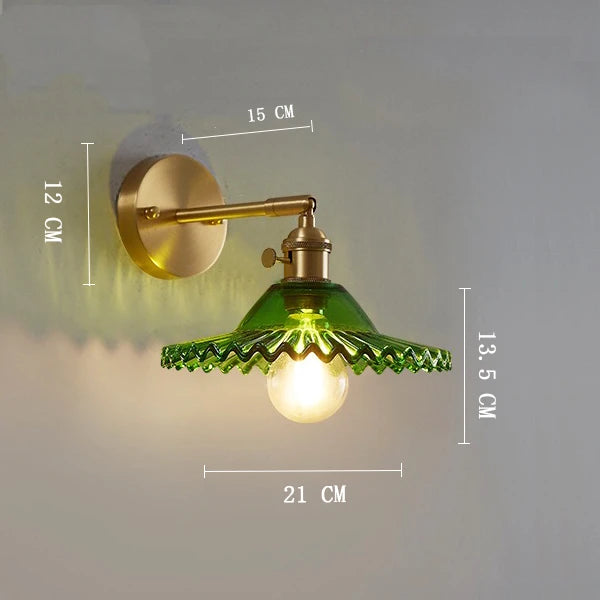 Lampe de chevet ancienne cuivre