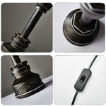 Lampe de chevet ancienne en bronze - Vignette | Aura Douce 