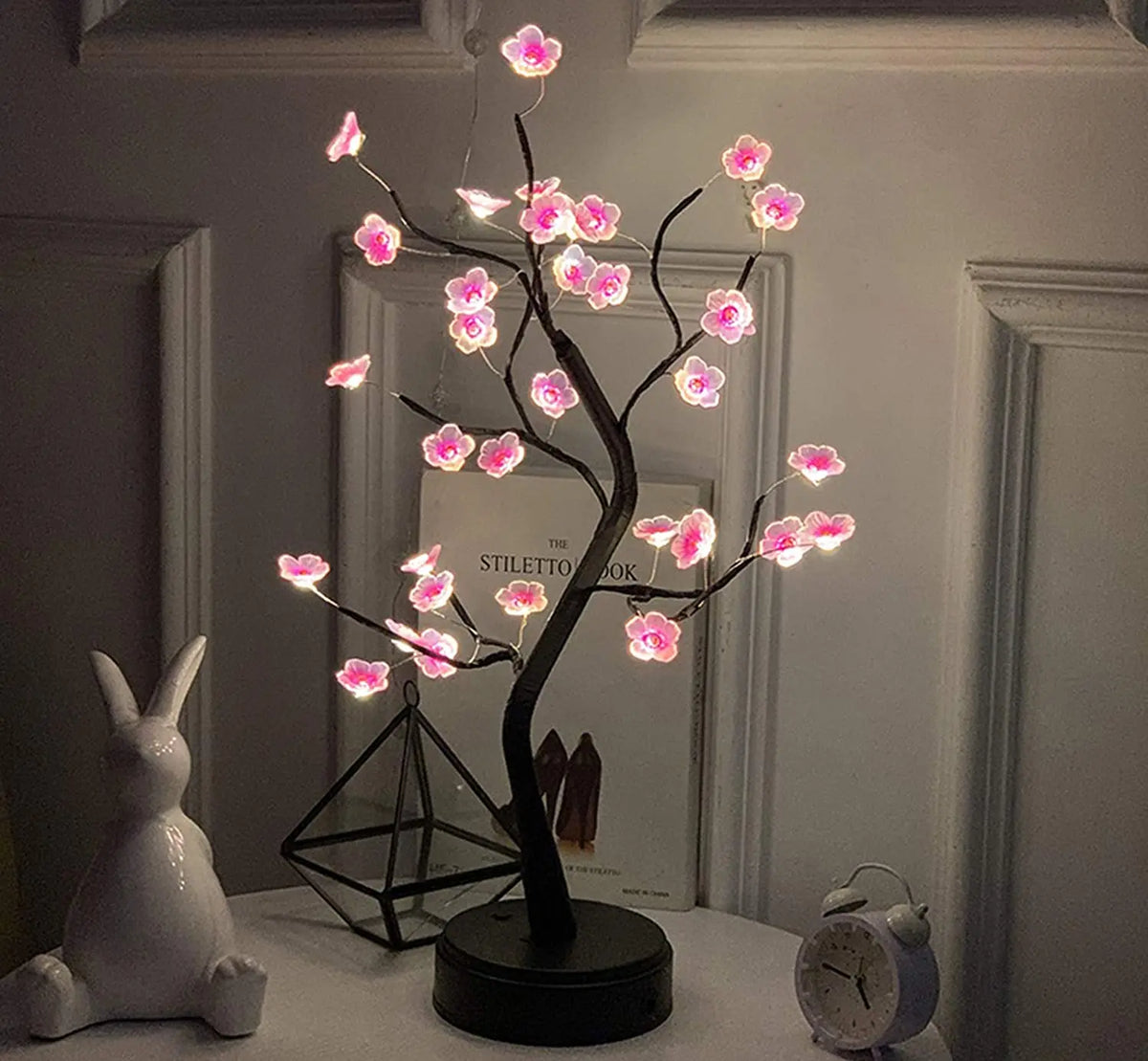 Lampe de chevet arbre lumineux