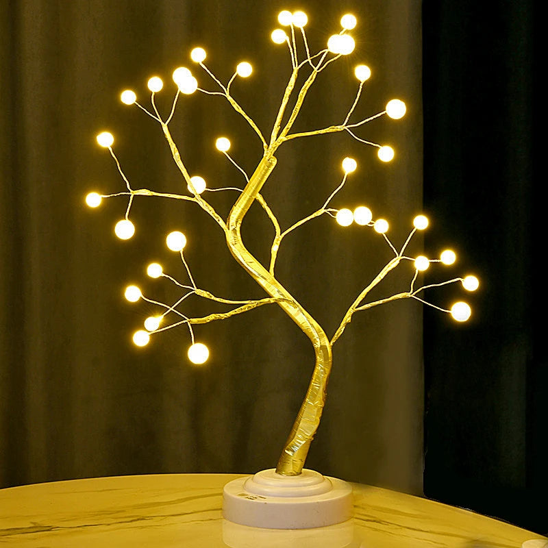 Lampe de chevet arbre lumineux