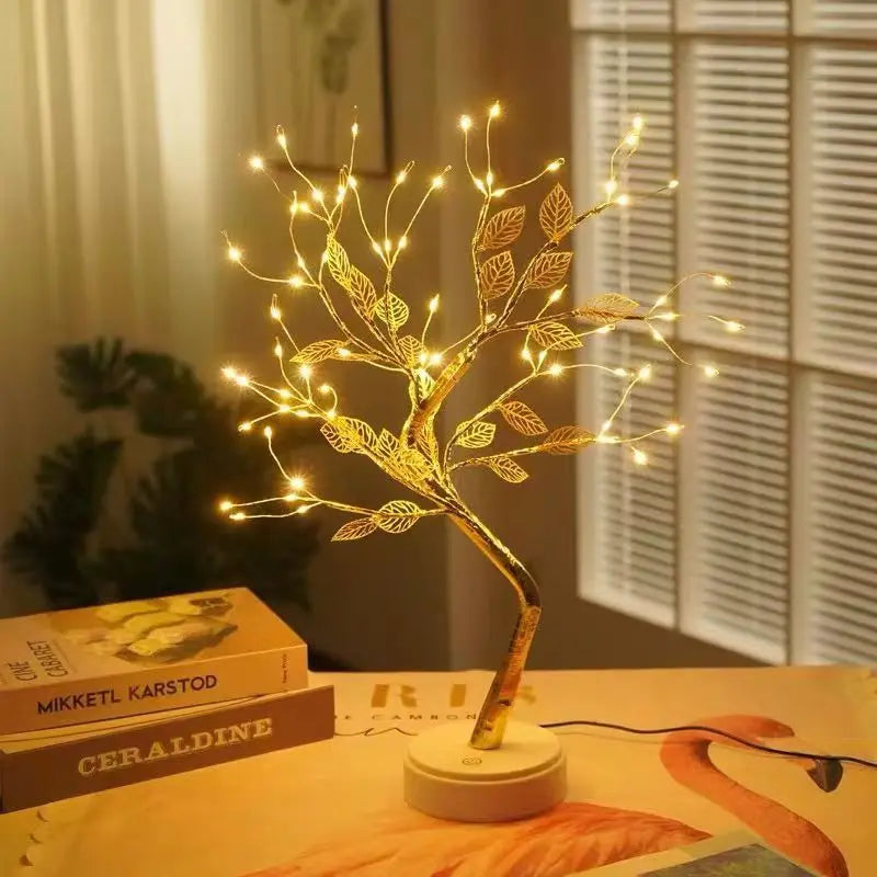 Lampe de chevet arbre lumineux