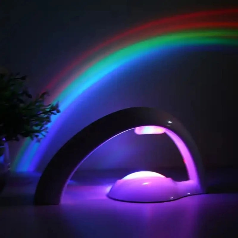 Lampe de chevet arc en ciel