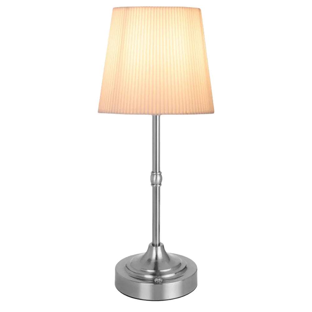 Lampe de chevet argent