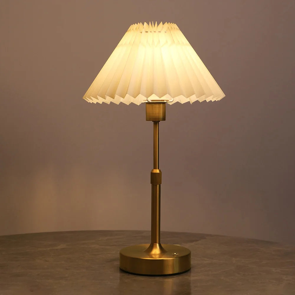 Lampe de chevet argent