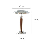 Lampe de chevet argenté design - Vignette | Aura Douce 