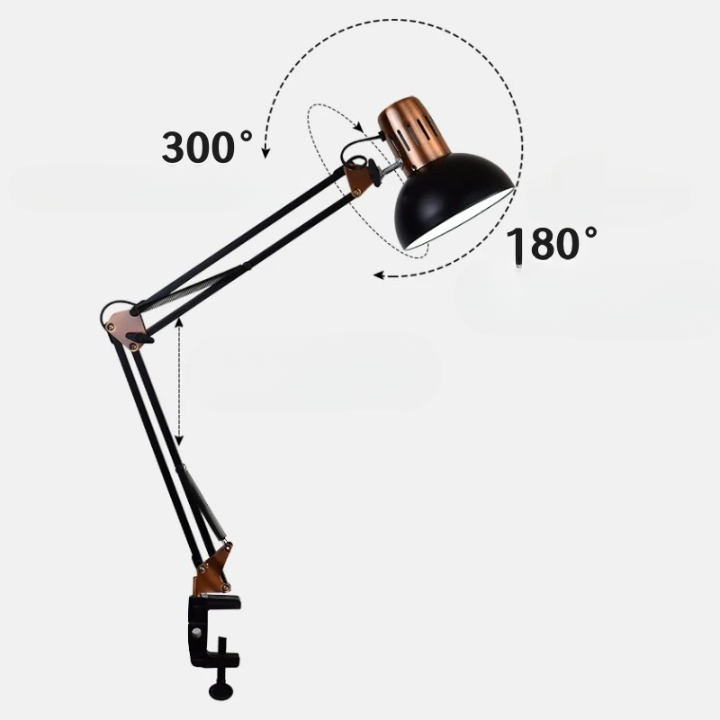 Lampe de chevet articulée