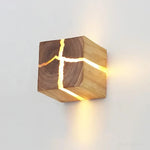 Lampe de chevet artisanale en bois - Vignette | Aura Douce 