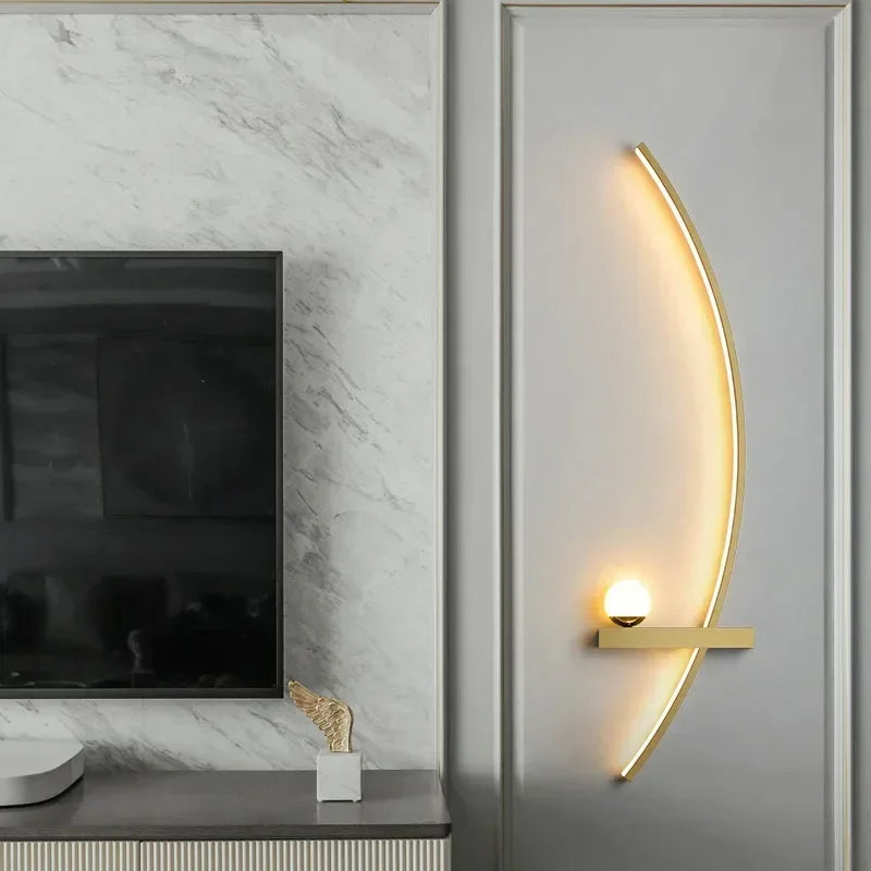 Lampe de chevet au mur
