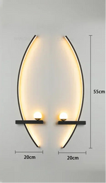 Lampe de chevet au mur - Vignette | Aura Douce 
