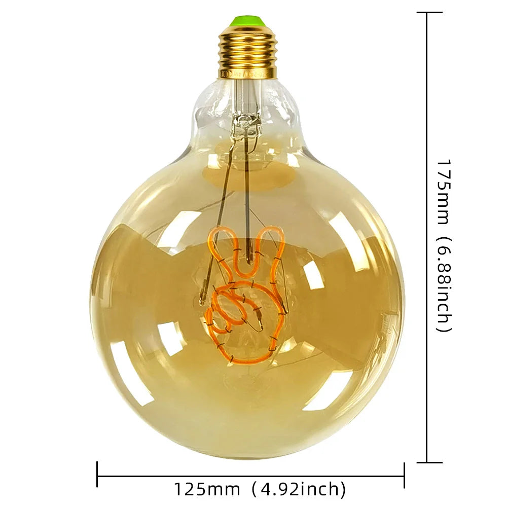 Lampe de chevet avec ampoule filament