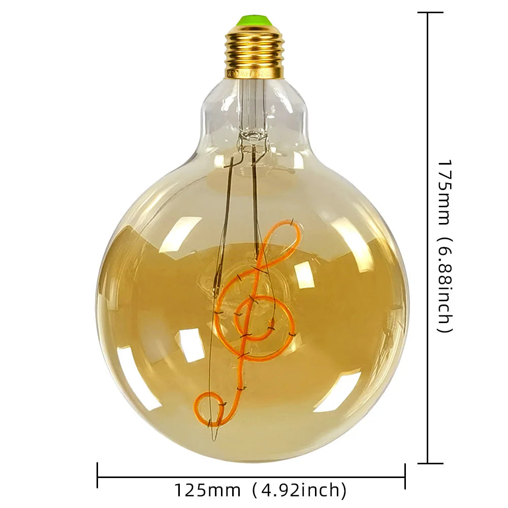 Lampe de chevet avec ampoule filament
