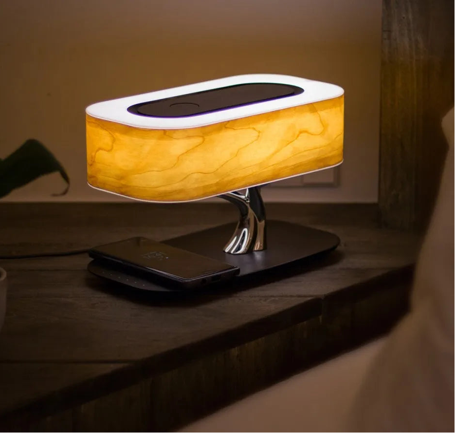 Lampe de chevet avec chargeur telephone