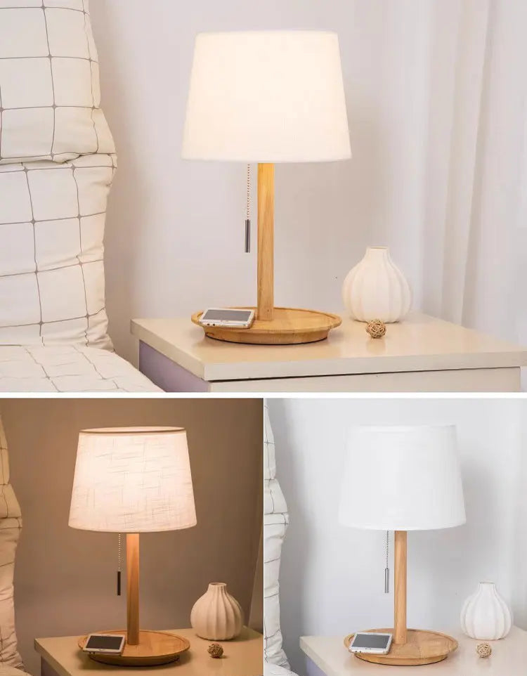 Lampe de chevet avec ficelle