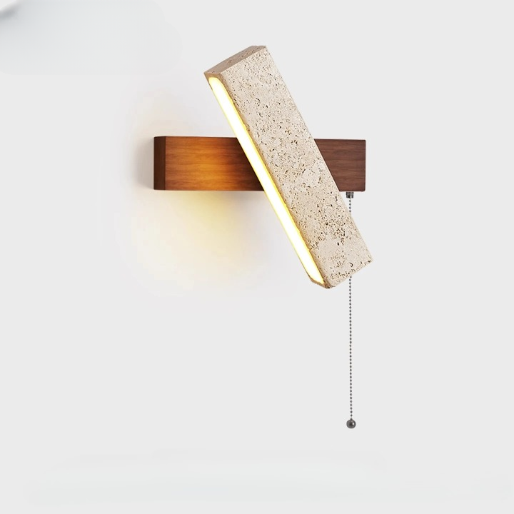 Lampe de chevet avec interrupteur a tirette