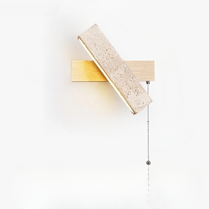 Lampe de chevet avec interrupteur a tirette