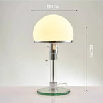 Lampe de chevet avec pied en verre - Vignette | Aura Douce 