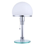 Lampe de chevet avec pied en verre - Vignette | Aura Douce 