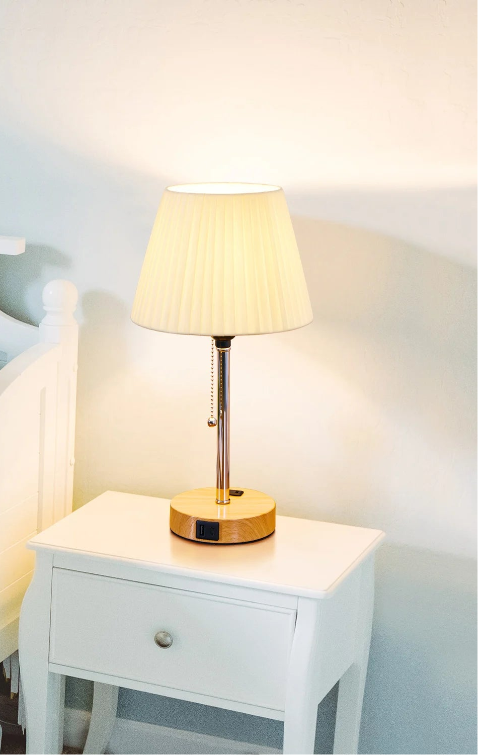 Lampe de chevet avec prise usb