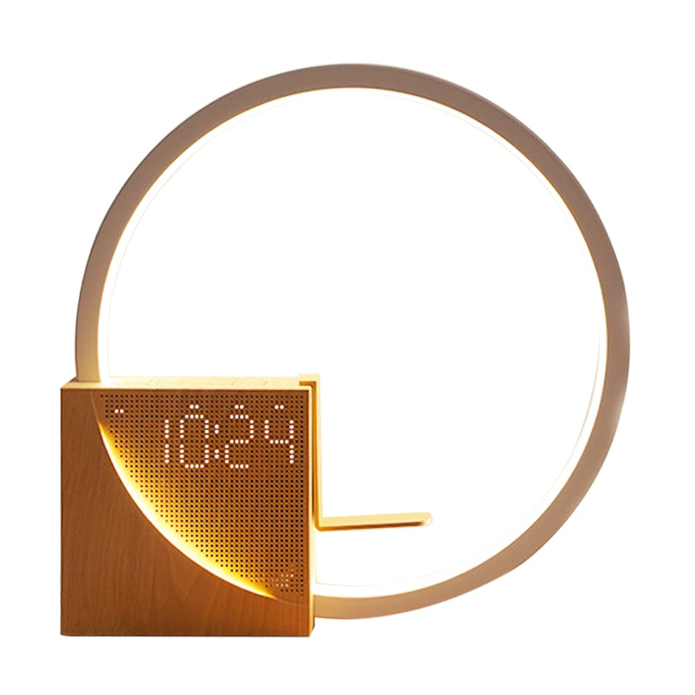 Lampe de chevet avec radio reveil