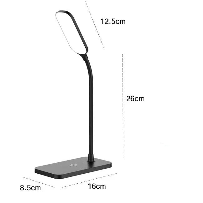 Lampe de chevet avec station de chargement