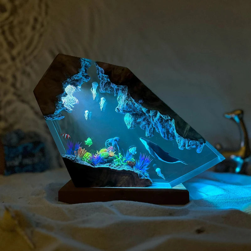 Lampe de chevet baleine