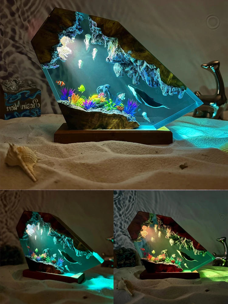 Lampe de chevet baleine