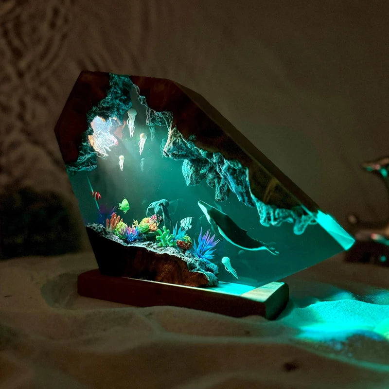 Lampe de chevet baleine