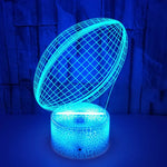 Lampe de chevet ballon de rugby - Vignette | Aura Douce 