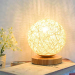 Lampe de chevet bambou rotin - Vignette | Aura Douce 