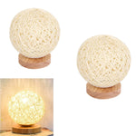 Lampe de chevet bambou rotin - Vignette | Aura Douce 
