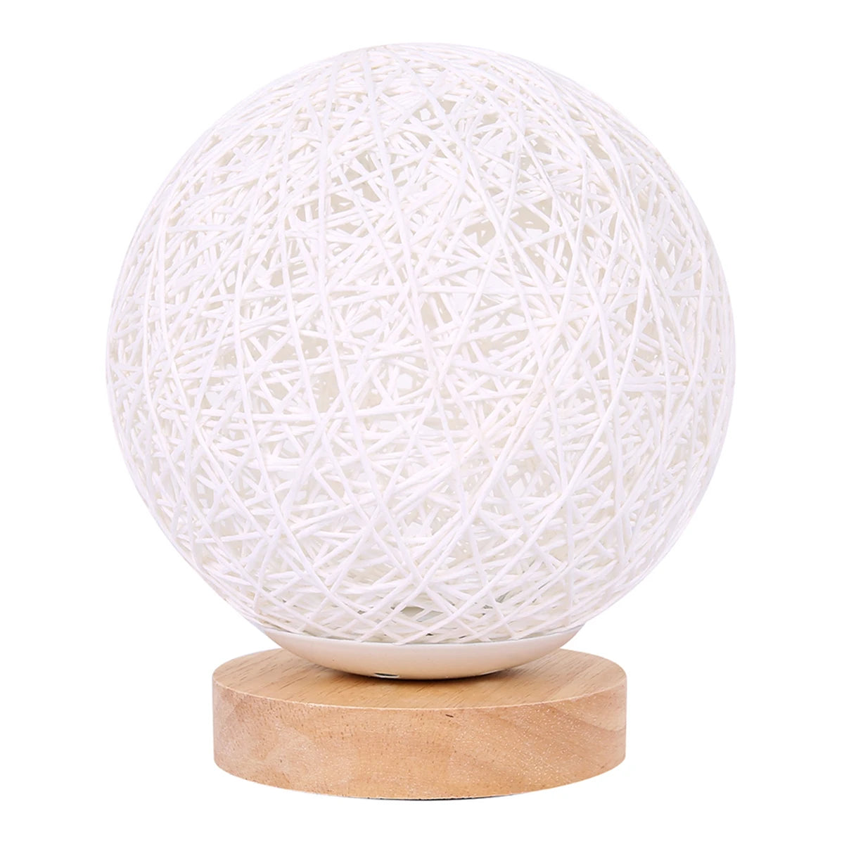 Lampe de chevet bambou rotin